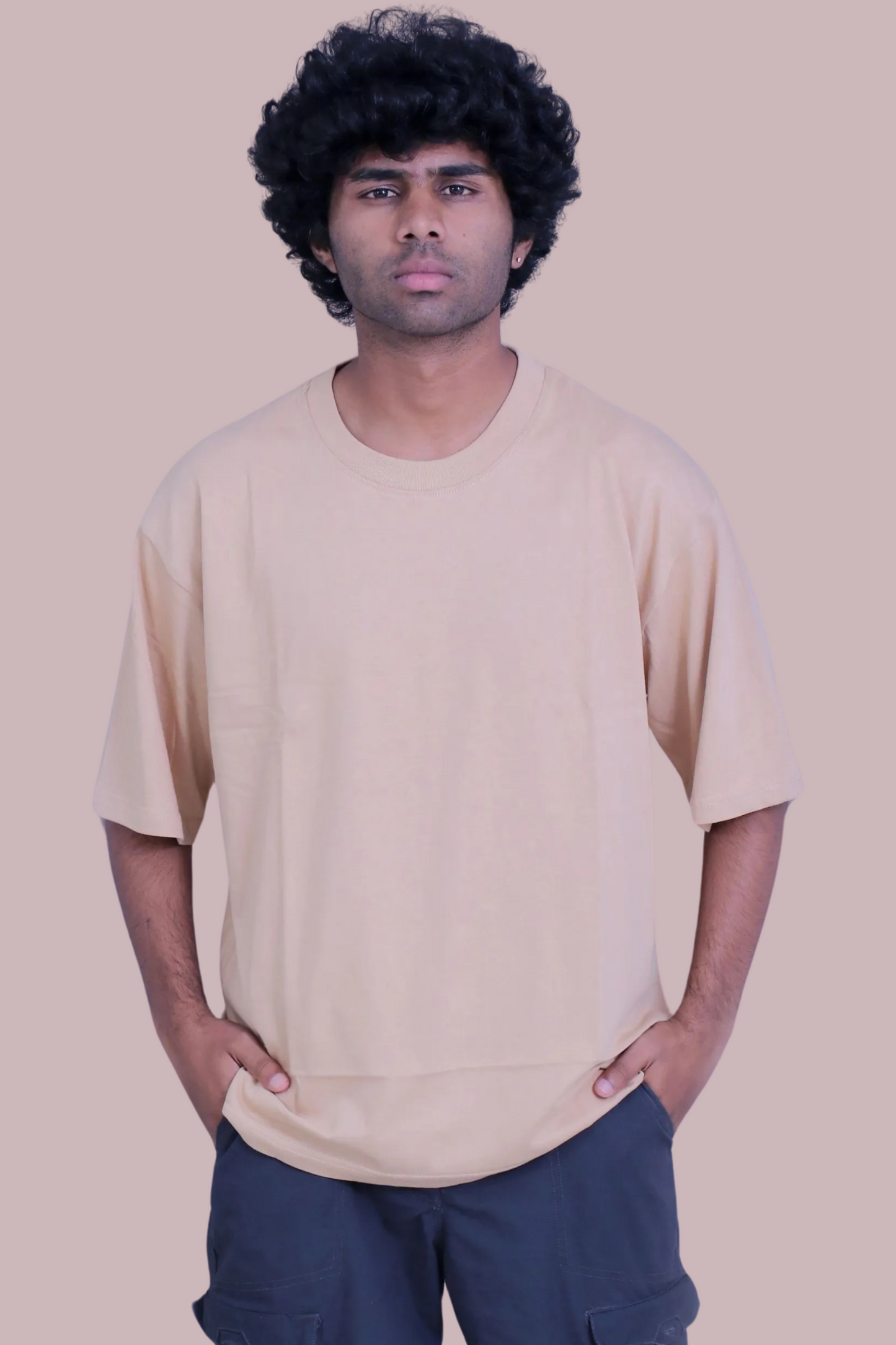 Men's Oversized T-Shirts | Solid Color